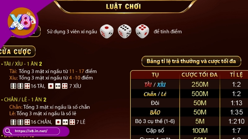 Table Game X8 - Sảnh Game Bàn Đỉnh Cao Nhận Thưởng Liền Tay Table Game X8 - Sảnh Game Bàn Đỉnh Cao Nhận Thưởng Liền Tay