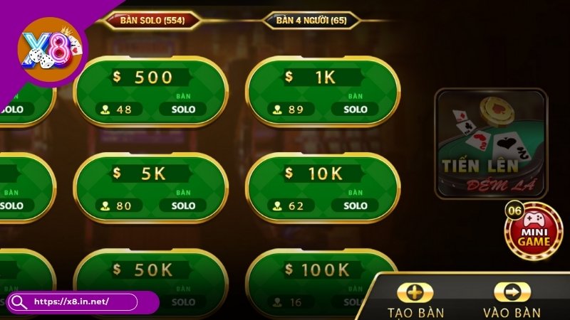 Game Bài X8 - Sảnh Cược Bài Đổi Thưởng Không Thể Bỏ Lỡ