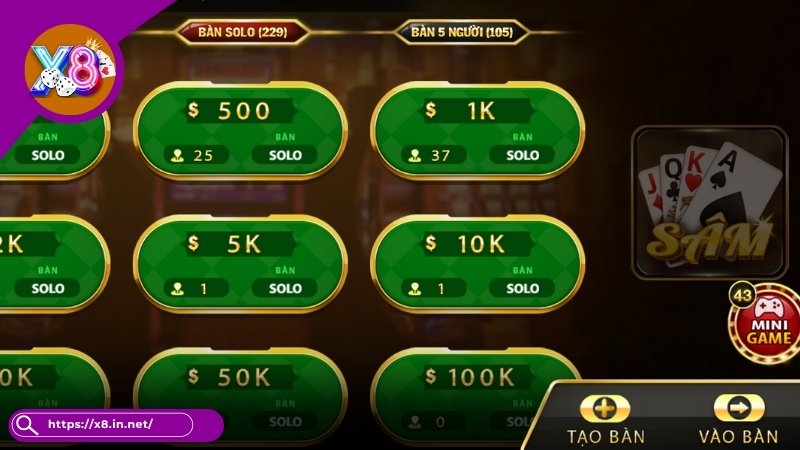 Game Bài X8 - Sảnh Cược Bài Đổi Thưởng Không Thể Bỏ Lỡ