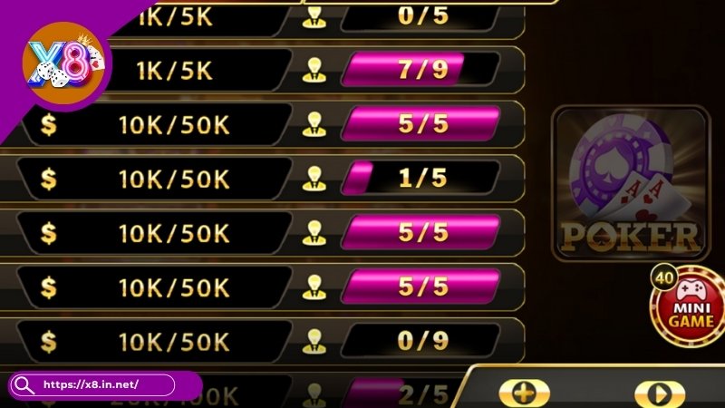 Live Casino X8 - Thiên Đường Cá Cược Đỉnh Cao Cho Game Thủ