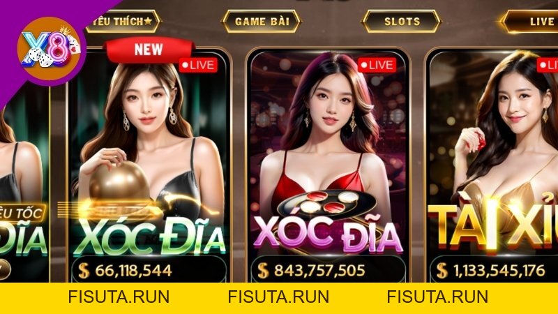 Live Casino X8 - Thiên Đường Cá Cược Đỉnh Cao Cho Game Thủ