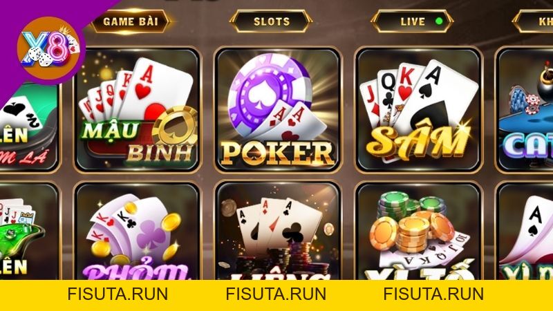 Game Bài X8 - Sảnh Cược Bài Đổi Thưởng Không Thể Bỏ Lỡ