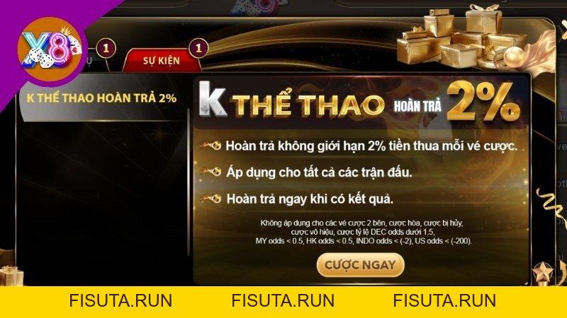 Khuyến Mãi X8 – Bùng Nổ Ưu Đãi, Nhận Thưởng Lớn Liên Tục Khuyến Mãi X8 – Bùng Nổ Ưu Đãi, Nhận Thưởng Lớn Liên Tục