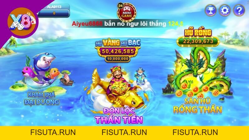 Bắn Cá X8 - Sảnh Game Hấp Dẫn, Ăn Khách Bậc Nhất 2026 Bắn Cá X8 - Sảnh Game Hấp Dẫn, Ăn Khách Bậc Nhất 2026